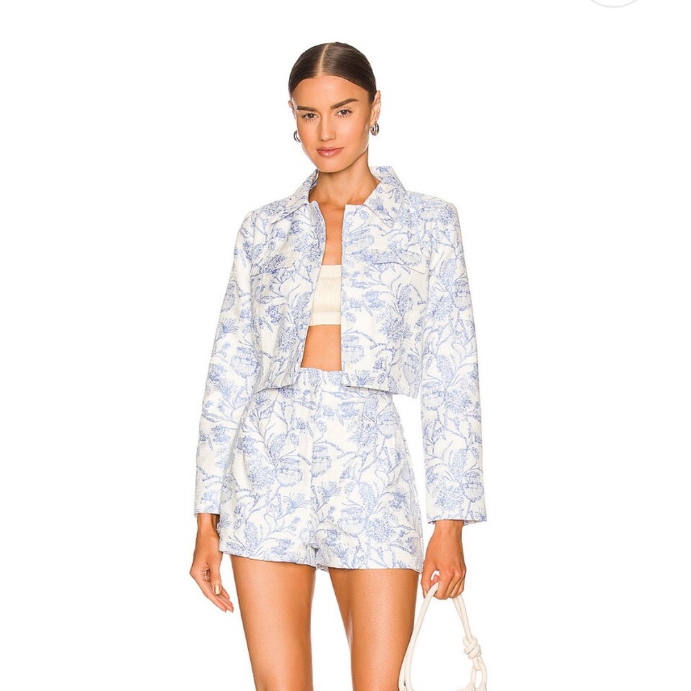 Amanda Uprichard Robbie Jacket pink